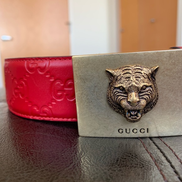GUCCI GG SUPREME animaler Supreme Belt RARE! - Picture 4 of 7
